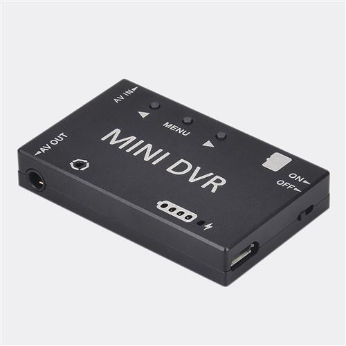 Mini FPV DVR Video Audio Recorder Module Built-in Battery for RC Drone - Black [1342839]